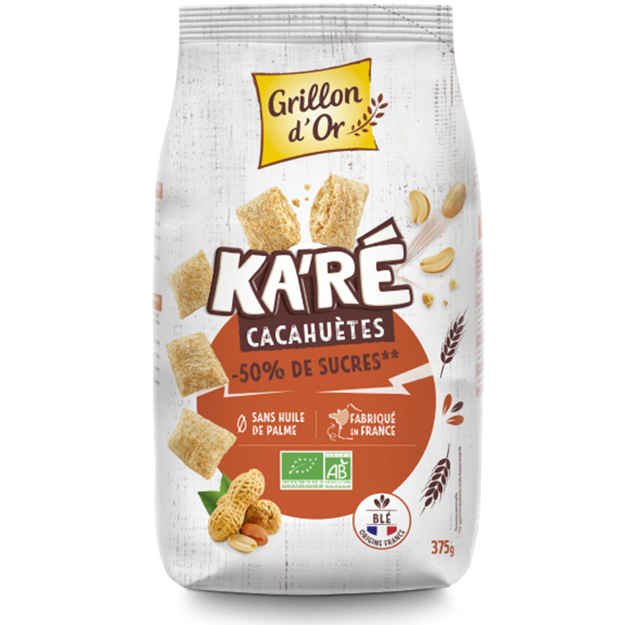 KA'RE fourré cacahuètes bio* 375 g