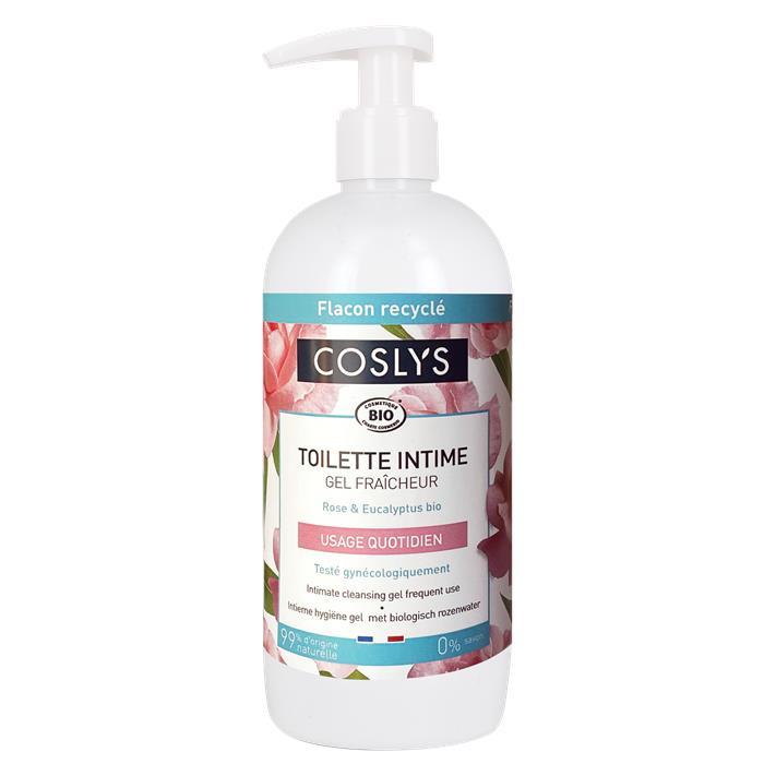 Toilette intime - Gel fraicheur rose et eucalyptus Bio* 500 ml