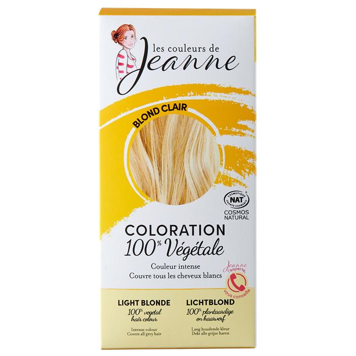 100 % plantaardige kleuring - licht blond 2 x 50 g 100 % plantaardige kleuring - licht blond 2 x 50 g