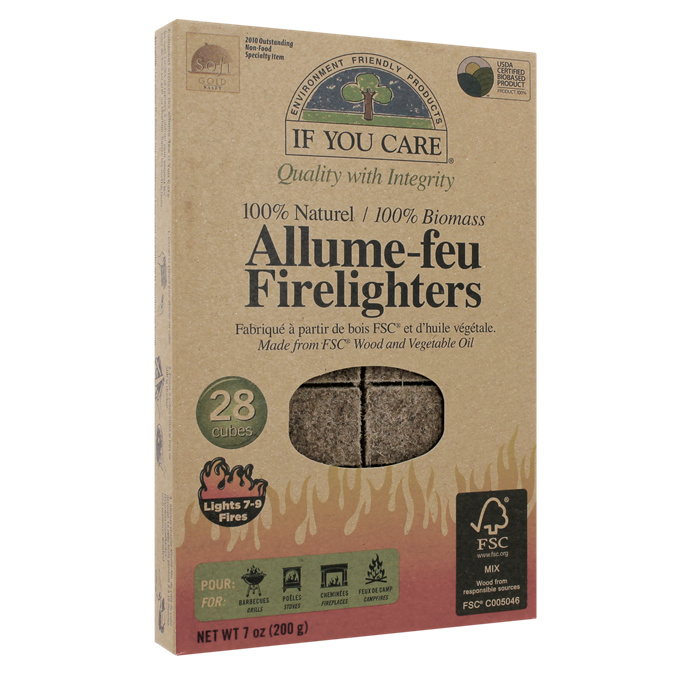 Allume-feu 100% naturel 28 u