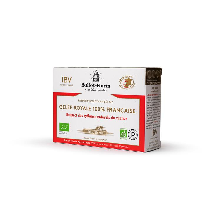 Ampoules gelée royale bio* 10 x 10 ml Ampoules gelée royale bio* 10 x 10 ml