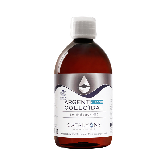 Argent Colloïdal 20 ppm Cosmos Natural 500 ml Argent Colloïdal 20 ppm Cosmos Natural 500 ml