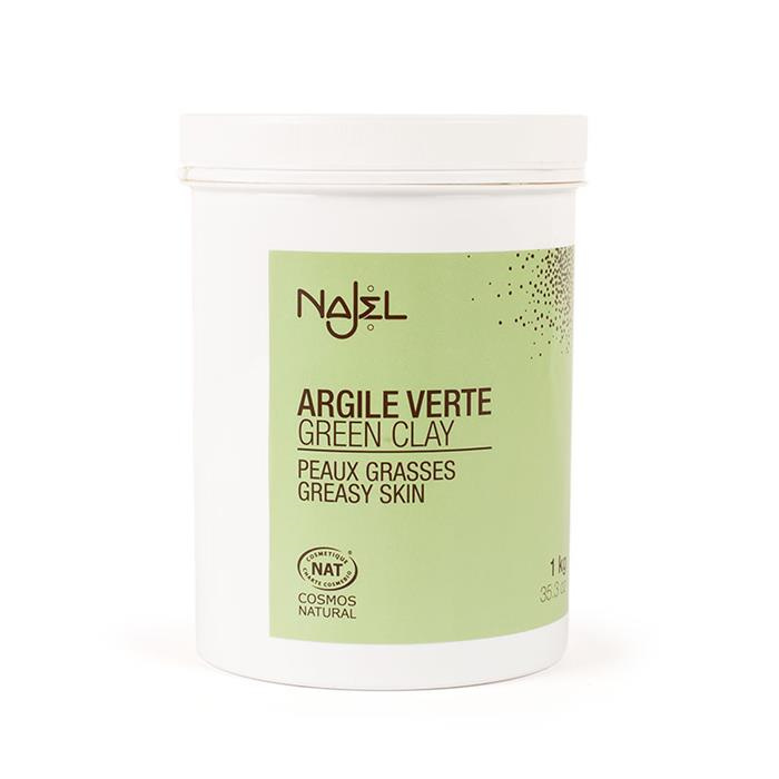 Argile verte peaux grasses 1 kg