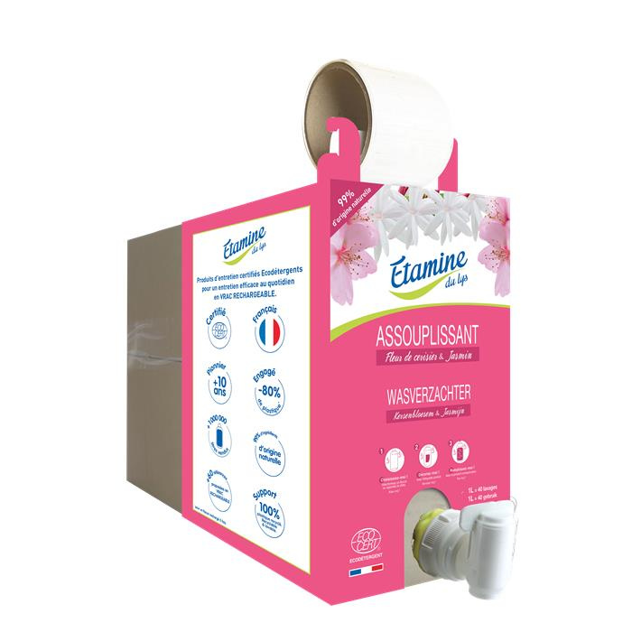 *Assouplissant fleur de cerisier et jasmin 10 kg *Assouplissant fleur de cerisier et jasmin 10 kg