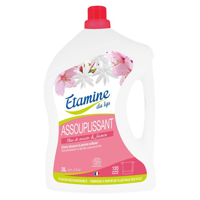 Assouplissant fleur de cerisier et jasmin 3 L Assouplissant fleur de cerisier et jasmin 3 L