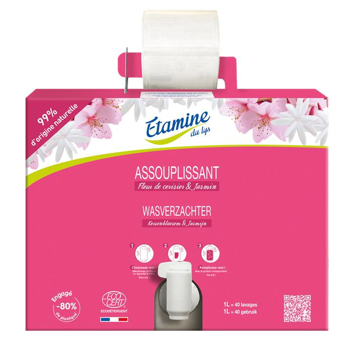 Assouplissant fleur de cerisier-jasmin 20 kg Assouplissant fleur de cerisier-jasmin 20 kg