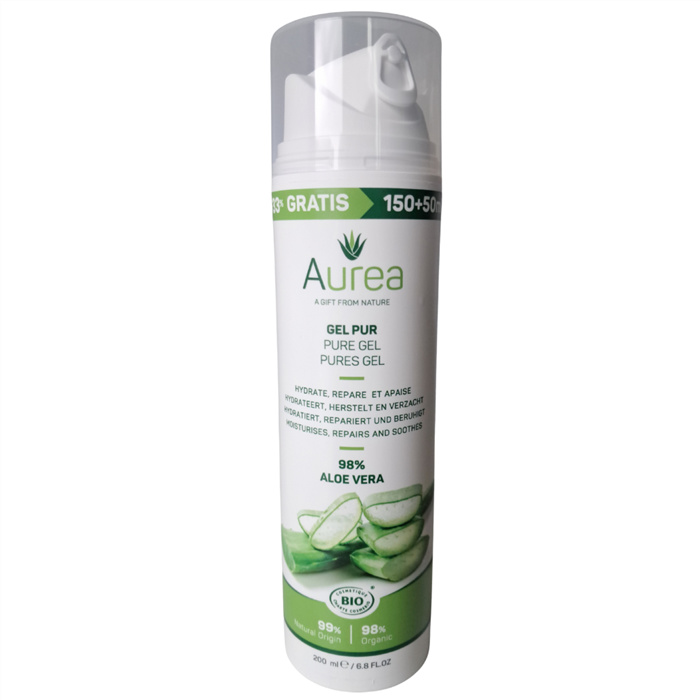 AUREA Pure aloe gel* 150 ml + 50 ml 200 ml AUREA Pure aloe gel* 150 ml + 50 ml 200 ml