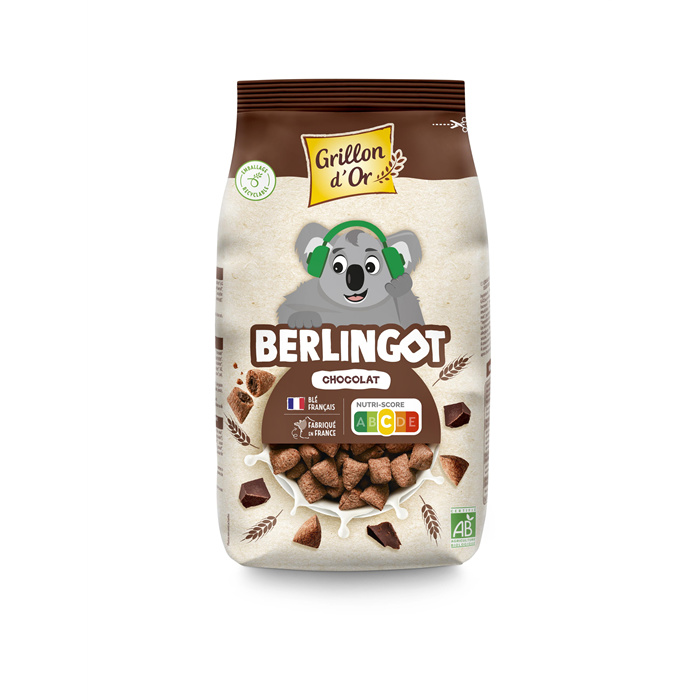 Berlingot chocolade - hazelnoot bio* 425 g