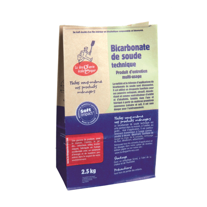 Bicarbonate de soude 2,5 kg sac Bicarbonate de soude 2,5 kg sac