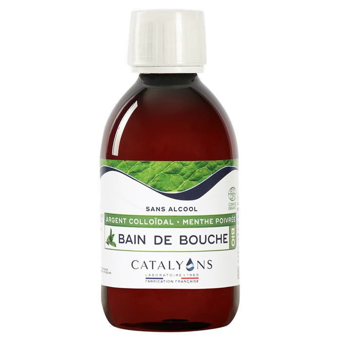 Biologisch* mondwater (met colloïdaal zilver) 250 mL Biologisch* mondwater (met colloïdaal zilver) 250 mL