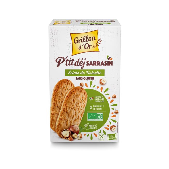 Biscuits petit dejeuner noisettes bio* 150 g Biscuits petit dejeuner noisettes bio* 150 g