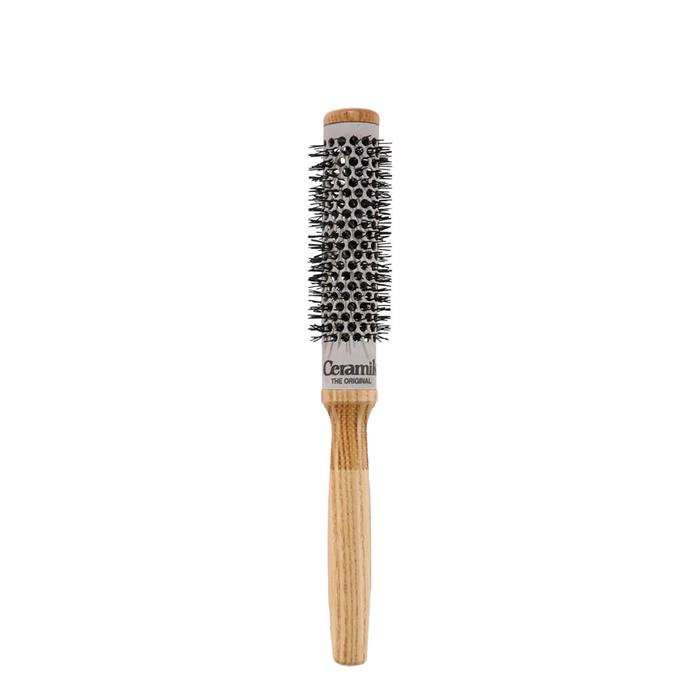 Borstel brushing keramiek diam 24 natuurlijk essenhout Borstel brushing keramiek diam 24 natuurlijk essenhout