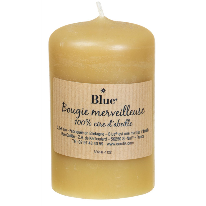 Bougie moyen cylindre cire 1 p. Bougie moyen cylindre cire 1 p.