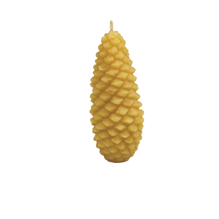 Bougie pomme de pin cire x12 1 x 12 p. Bougie pomme de pin cire x12 1 x 12 p.
