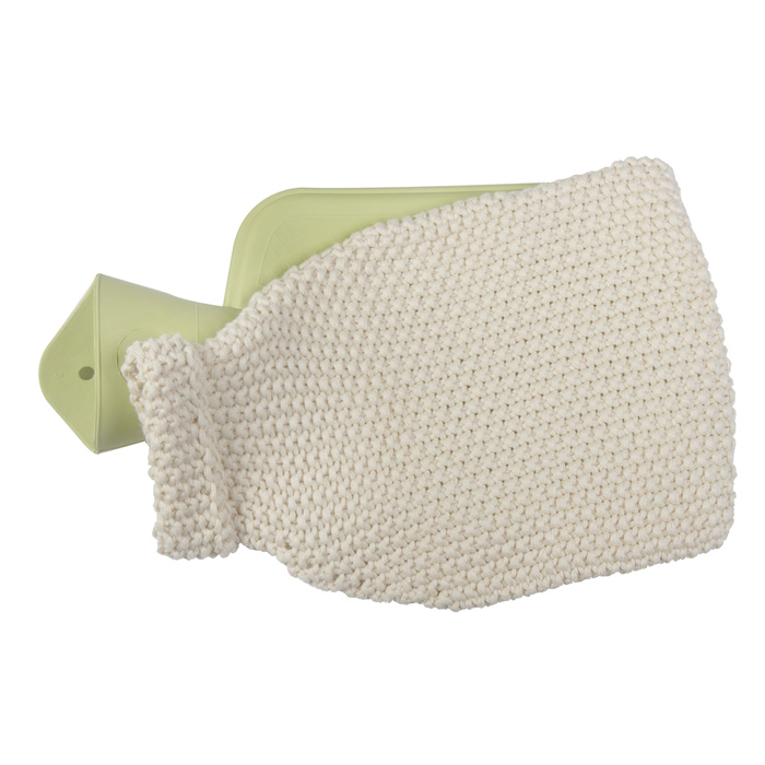 Bouillotte 0.8L latex + housse coton bio Bouillotte 0.8L latex + housse coton bio