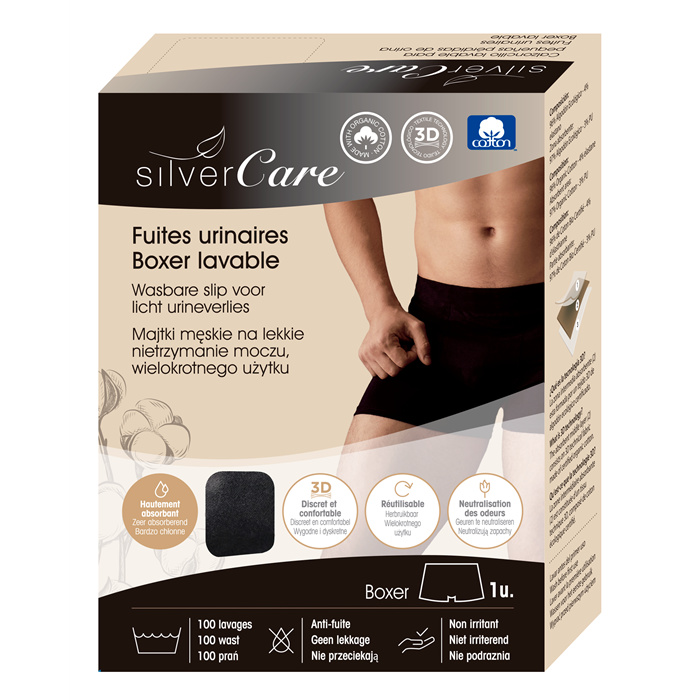 Boxer homme incontinence - M (38/40) 1 u. Boxer homme incontinence - M (38/40) 1 u.