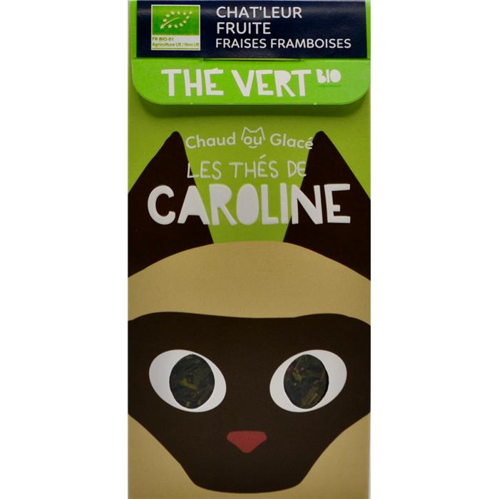 Chat'leur, fruitée bio* (framboise, fraise, rose, jasmin) 50 g Chat'leur, fruitée bio* (framboise, fraise, rose, jasmin) 50 g