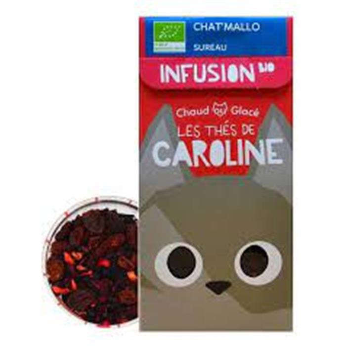 Chat'mallo (raisins, hibiscus, sureau, framboise, fraise) 50 g