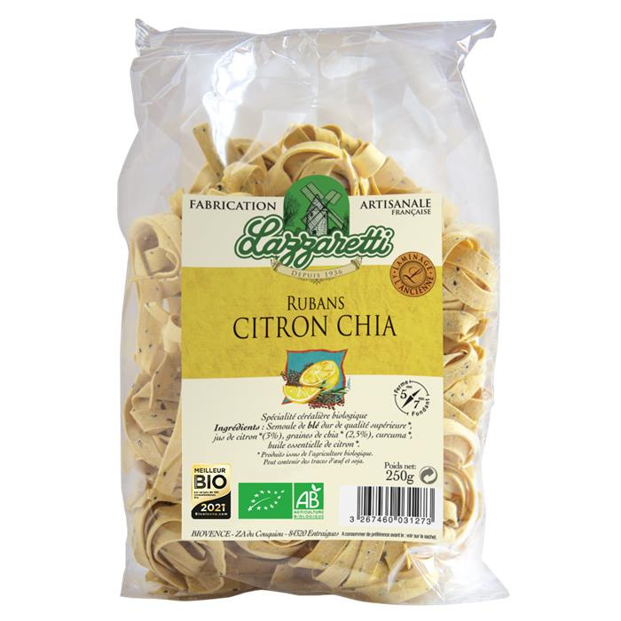 Citroen chia tagliatelle bio* 250 g Citroen chia tagliatelle bio* 250 g