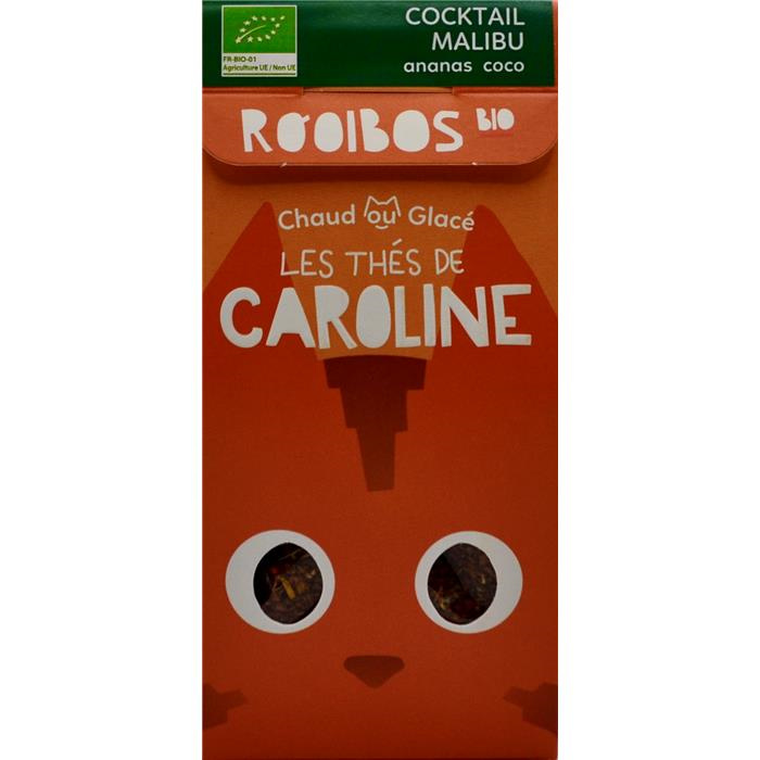 Cocktail Malibu bio* ( ananas, coco, mangue, papaye, souci) 50 g Cocktail Malibu bio* ( ananas, coco, mangue, papaye, souci) 50 g