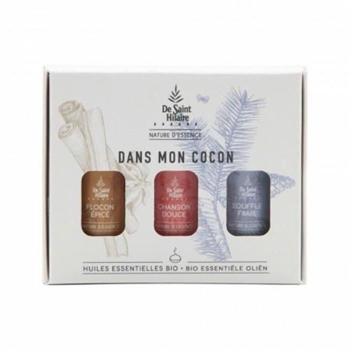 COFFRET Complexe d'HE pour diffuseur - Dans mon Cocon COFFRET Complexe d'HE pour diffuseur - Dans mon Cocon