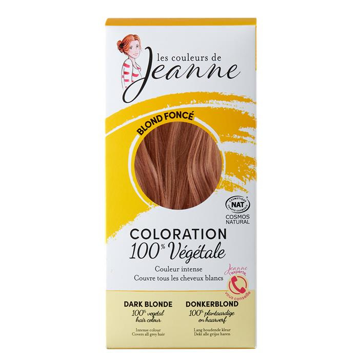 Coloration 100% végétale - blond foncé 2 x 50 g Coloration 100% végétale - blond foncé 2 x 50 g