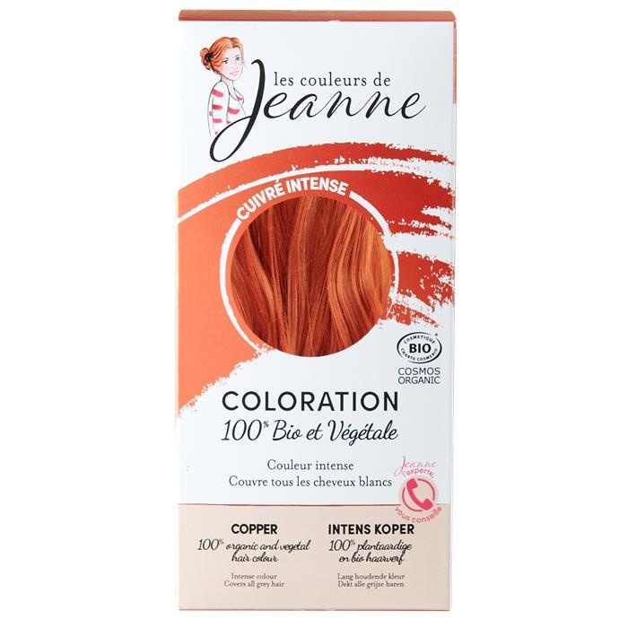 Coloration 100% végétale - cuivré intense 2 x 50 g