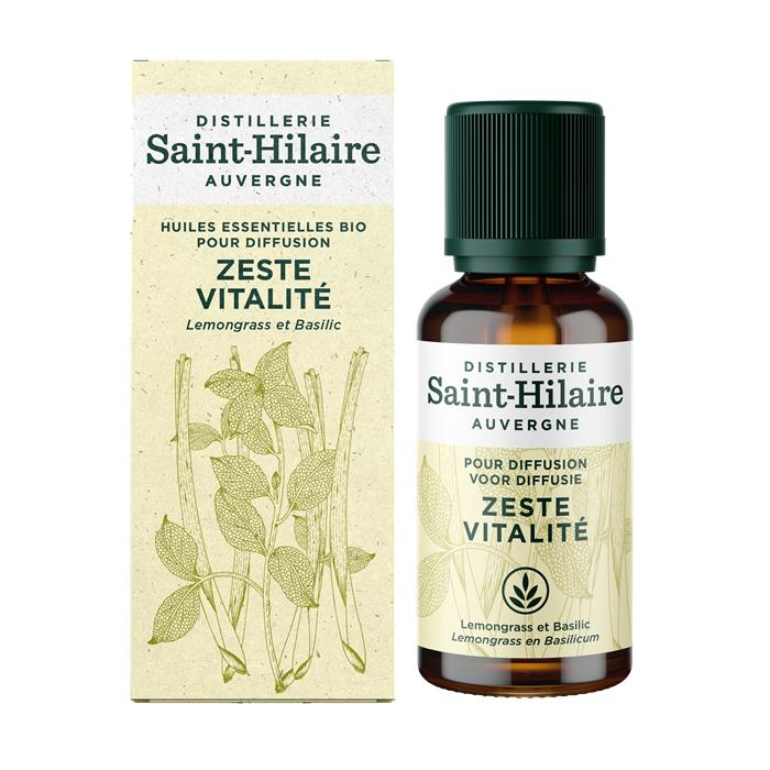 Complexe d'HE pour diffuseur - Zeste Vitalité* Bio 30 ml Complexe d'HE pour diffuseur - Zeste Vitalité* Bio 30 ml