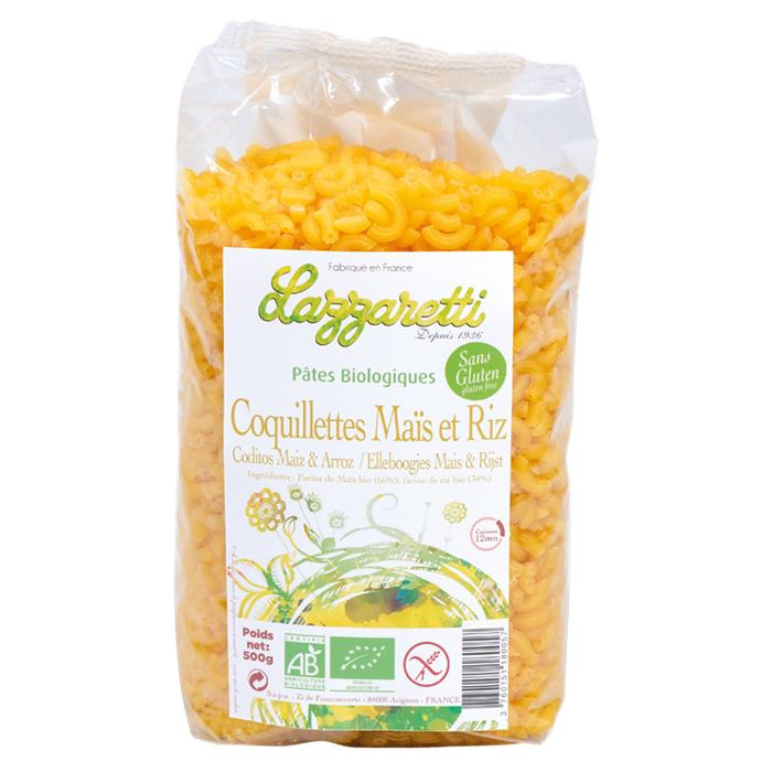 Coquillettes maïs et riz bio* 500 g Coquillettes maïs et riz bio* 500 g