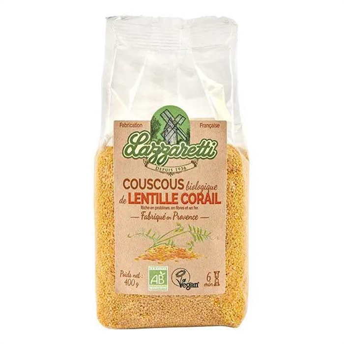 Couscous de lentille corail bio* 400 g