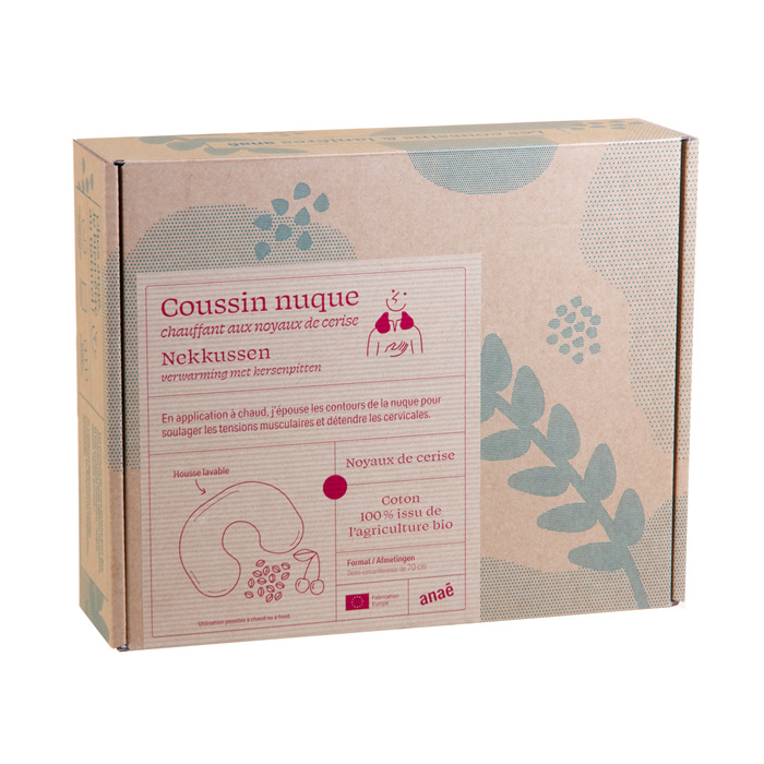 Coussin nuque noyaux cerises 1p. Coussin nuque noyaux cerises 1p.