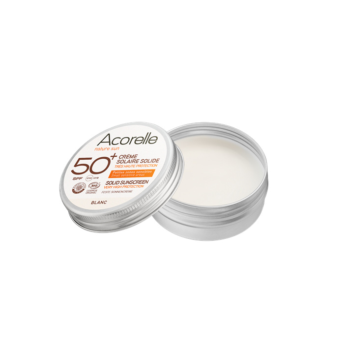 Crème solaire solide blanche spf50+** 20 g Crème solaire solide blanche spf50+** 20 g