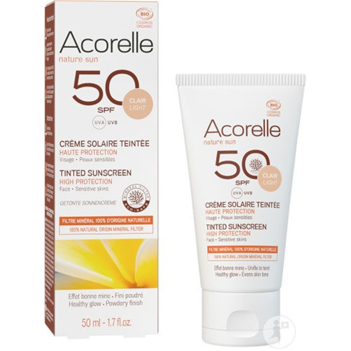 Crème solaire visage teintée - medium 50 ml Crème solaire visage teintée - medium 50 ml
