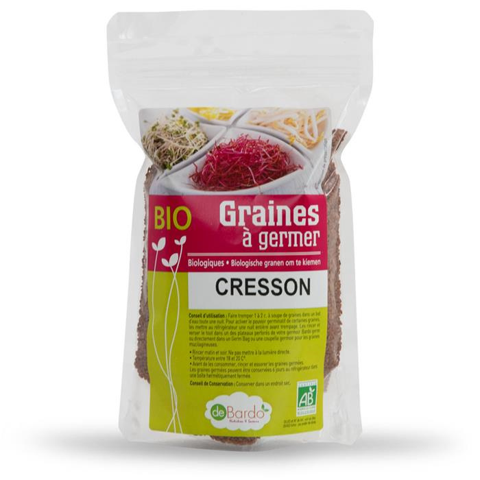 Cressonnette bio* (graine à mucilage) 200 g Cressonnette bio* (graine à mucilage) 200 g