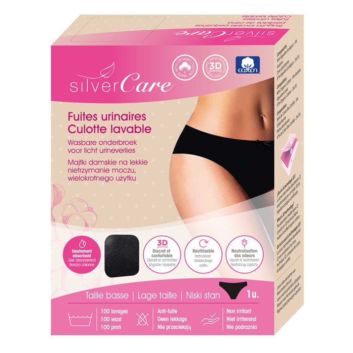 Culotte taille basse incontinence - S (34/36) 1 u.
