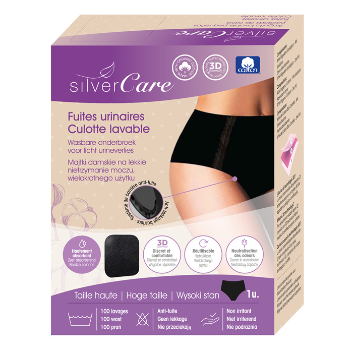 Culotte taille haute incontinence - M (38/40) 1 u. Culotte taille haute incontinence - M (38/40) 1 u.