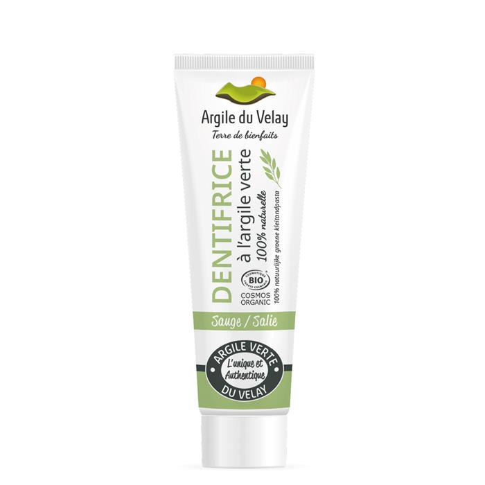 Dentifrice sauge à l'argile verte 75 g Dentifrice sauge à l'argile verte 75 g