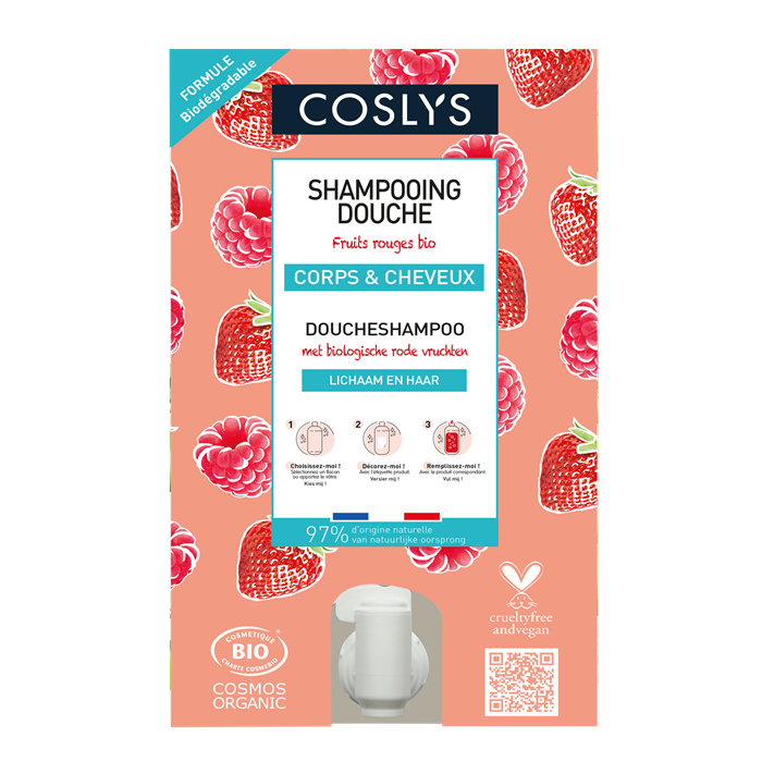 Douche shampoo rood fruit 10 kg - omhulsel Douche shampoo rood fruit 10 kg - omhulsel