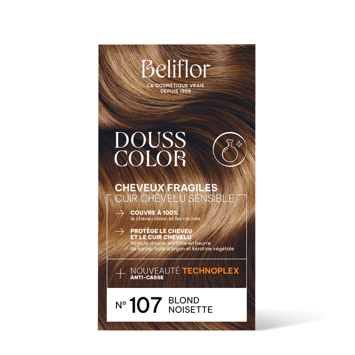 Dousscolor nr.107 blond hazelnoot 131 ml Dousscolor nr.107 blond hazelnoot 131 ml