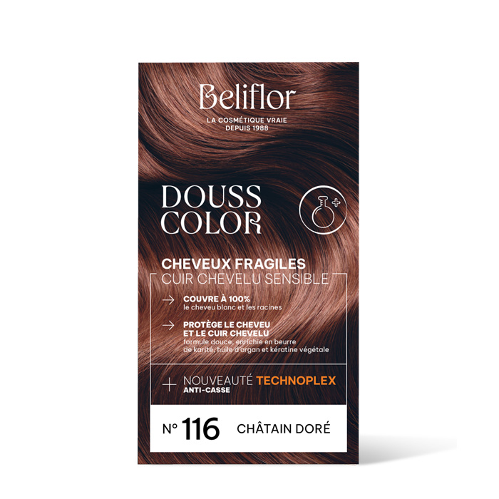 Dousscolor n° 116 Chatain doré 131 ml Dousscolor n° 116 Chatain doré 131 ml