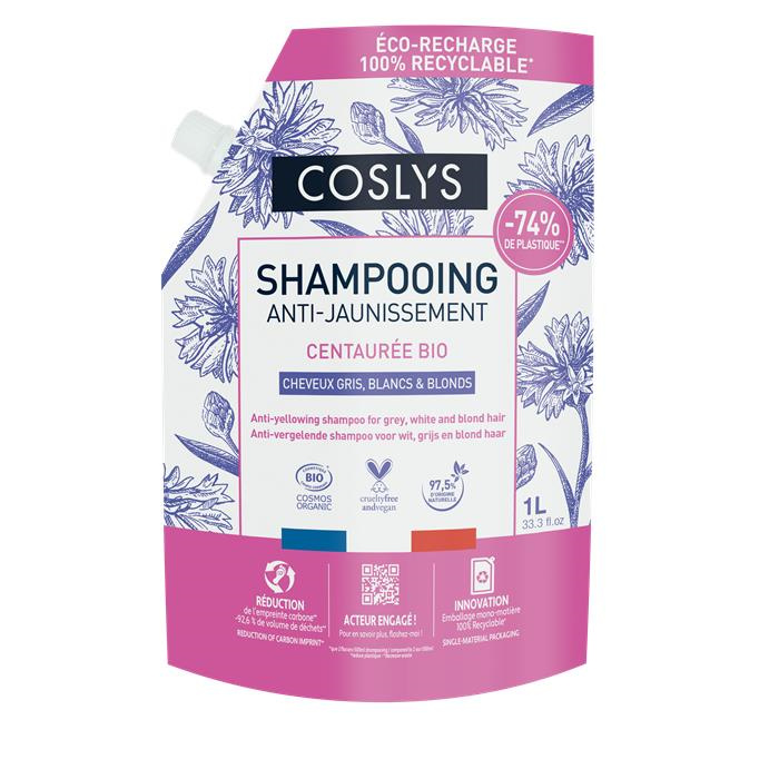 Doypack shampooing anti-jaunissement cheveux gris & blancs 1 L Doypack shampooing anti-jaunissement cheveux gris & blancs 1 L