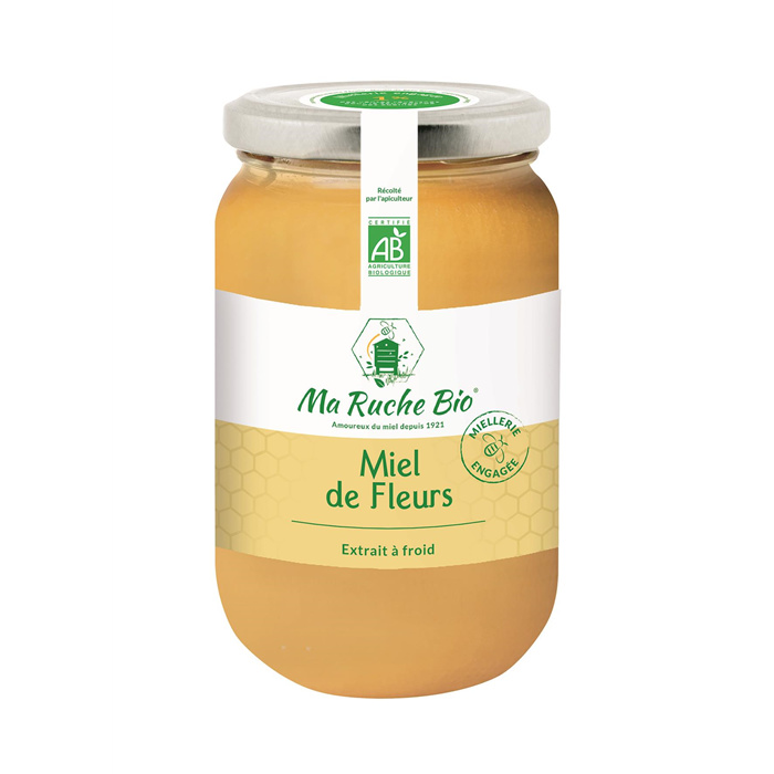 EU gezinsformaat bloemenhoning bio* 500 g EU gezinsformaat bloemenhoning bio* 500 g