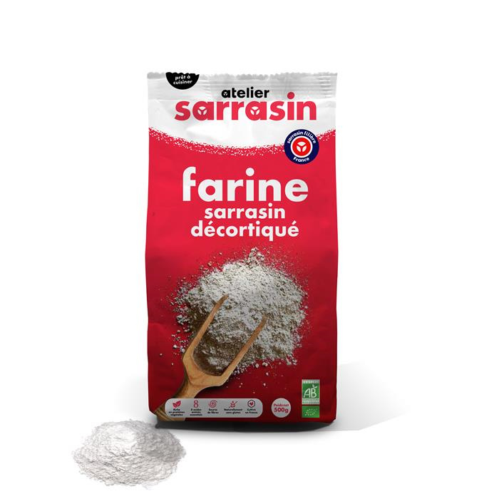 Farine de sarrasin decortiqué S.G. bio* 500 g