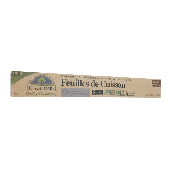 Feuilles de cuisson prédécoupées NB FSC 24 u