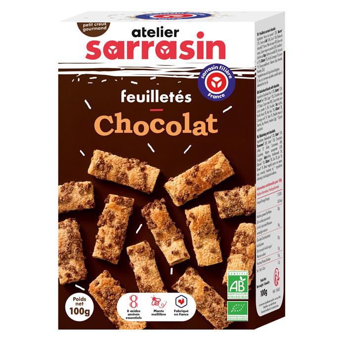Feuilletés sarrasin chocolat bio* 100 g Feuilletés sarrasin chocolat bio* 100 g