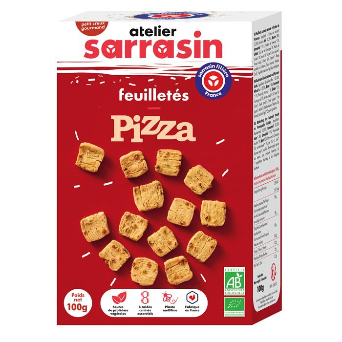 Feuilletés sarrasin pizza bio* 100 g Feuilletés sarrasin pizza bio* 100 g