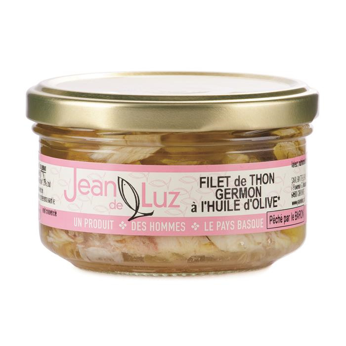 Filet thon germon à l'huile olive 140 g