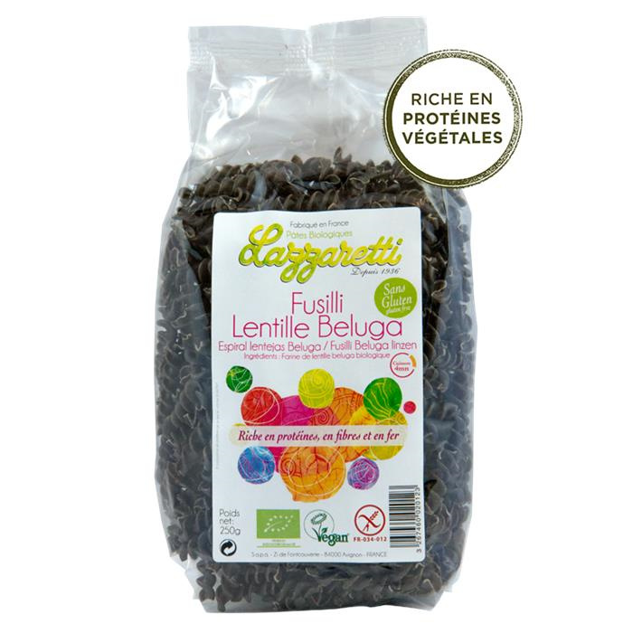 Fusillis lentille beluga bio* 250 g