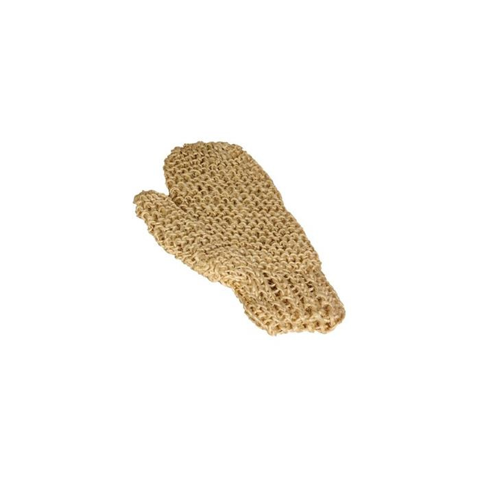 Gant double face sisal (agave) et coton Gant double face sisal (agave) et coton