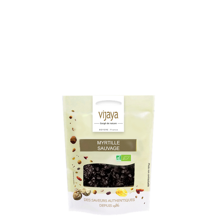 Gedroogde wilde bosbessen Bio* 125gr Gedroogde wilde bosbessen Bio* 125gr